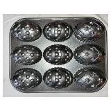 Collection of 4 Baking Pans Bundt Parini Egg Mold Heart Pan Bowl Maker