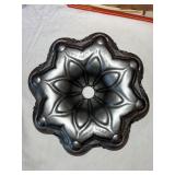 Collection of 4 Baking Pans Bundt Parini Egg Mold Heart Pan Bowl Maker