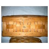 Longaberger and Rustic Wooden Basket Collection with Wood Inserts