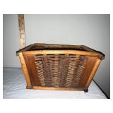 Longaberger and Rustic Wooden Basket Collection with Wood Inserts