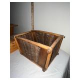 Longaberger and Rustic Wooden Basket Collection with Wood Inserts