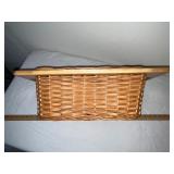 Longaberger and Rustic Wooden Basket Collection with Wood Inserts