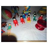 Vintage Toy and Figure Collection Including Playmobil, Yo-Yo, and Disney Donald Duck