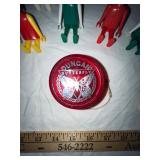 Vintage Toy and Figure Collection Including Playmobil, Yo-Yo, and Disney Donald Duck