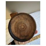 Antique Sewing Notions Lot with Pin Cushions and Wood Clamp Box