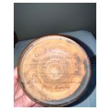 Antique Sewing Notions Lot with Pin Cushions and Wood Clamp Box