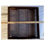 Vintage Wooden Slatted Sifter Tray with Raised Edges