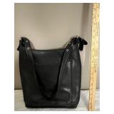 Coach Black Leather Shoulder Bag with Tag