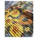 Handmade Colorful Woven Rug - Artistic Pattern