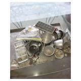 Vintage Metal Kitchenware Lot - Measuring Cups, Ice Trays & More