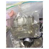 Vintage Metal Kitchenware Lot - Measuring Cups, Ice Trays & More