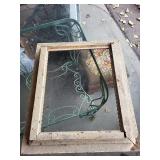 Antique Carved Wooden Picture Frame