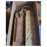 Antique Carved Wooden Bread Boards Including Scandinavian