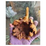 Hand-Carved Wooden Bird Figurine