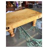 Vintage G Rushbrooke Butcher Block Tabletop