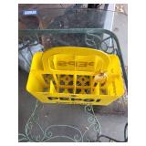 Vintage Pepsi 8 Pint Bottle Carrier Yellow Plastic