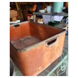 Vintage Wonder Bread Crate with 1-Gallon Dry Measure Bucket