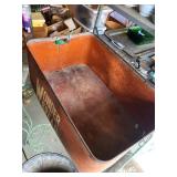 Vintage Wonder Bread Crate with 1-Gallon Dry Measure Bucket