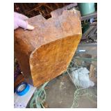 Antique Rustic Wooden Dough Bowl