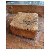 Antique Rustic Wooden Dough Bowl