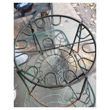 Vintage Metal Plant Stand & Achilles Carousel