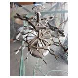 Vintage Metal Plant Stand & Achilles Carousel