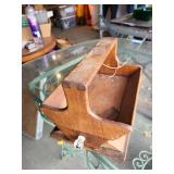 Vintage Wooden Sewing Caddy with Drawers
