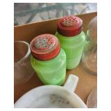 Vintage Glassware & Kitchen Lot with Unique Collectibles