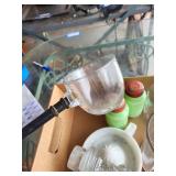 Vintage Glassware & Kitchen Lot with Unique Collectibles
