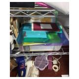 Mixed Lot of Craft Supplies, Stationery & Household Items