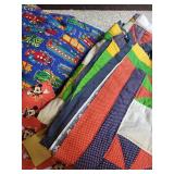 Large Lot of Assorted Quilting and Craft Fabrics