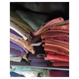 Large Lot of Assorted Quilting and Craft Fabrics