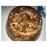 Vintage Blue & White Spatterware Pitcher and Bowls Set