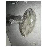 Clear Glass Christmas Tree with Star Topper and Parts