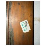 Antique Rustic Wooden Tray with Heart-Shaped Handles