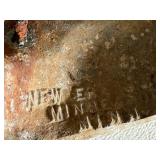 Vintage Cast Iron Frog Statue Garden Decor