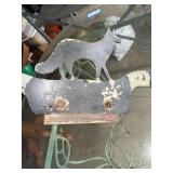 Vintage Draw Knife Hand Tool with Dog-Shaped Cutout