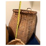 Lot of 3 Vintage Woven Baskets - Rustic Collectibles