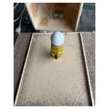 Vintage Glitter Church with Nativity Figures and Lights