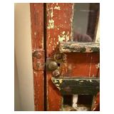 Antique Handcrafted Wooden Wall Dollhouse with Rustic Charm