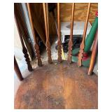 Pair Of Antique English Arts & Crafts Stick Back Windsor Chairs