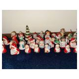 Vintage Ceramic Christmas Figurine Collection - 30 Pieces