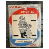 Vintage Collectibles Lot Including Christmas Putz Village House, Book, Santa Transfer, Decor Items