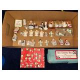 Vintage Christmas Bells and Figurine Collection