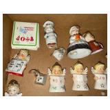 Vintage Christmas Bells and Figurine Collection