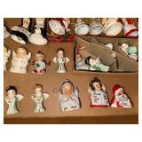 Vintage Christmas Bells and Figurine Collection
