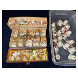 Vintage Ceramic Christmas Bell Ornaments Collection