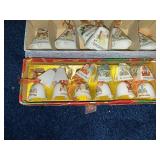 Vintage Ceramic Christmas Bell Ornaments Collection