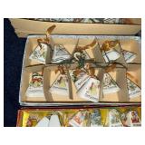 Vintage Ceramic Christmas Bell Ornaments Collection