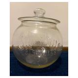 Vintage Sunshine Biscuits Glass Jar with Lid